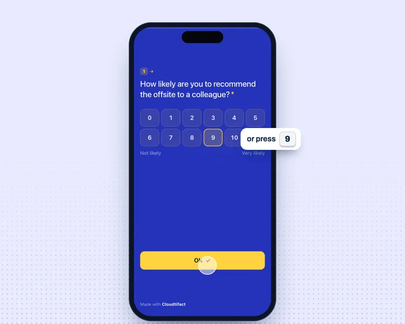 Forms: someone asks their AI for a survey, the form builds itself, people answer on a phone and the results fill in