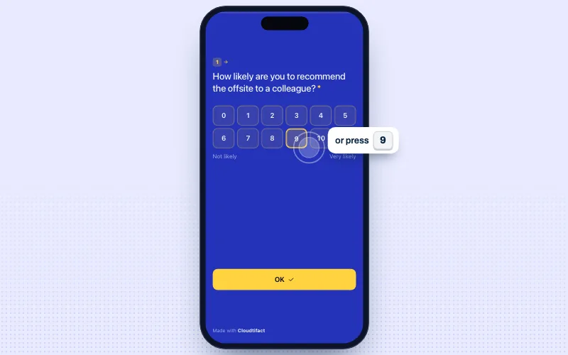 Forms: someone asks their AI for a survey, the form builds itself, people answer on a phone and the results fill in
